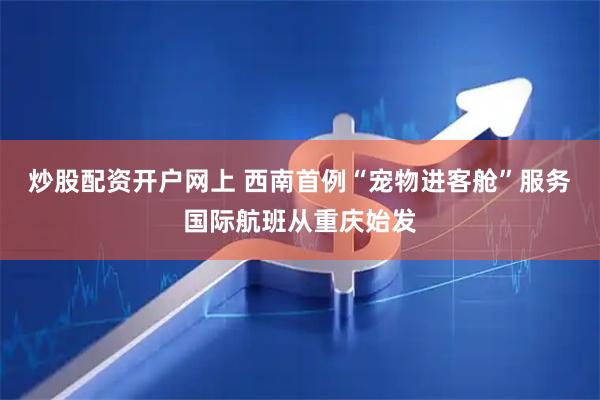 炒股配资开户网上 西南首例“宠物进客舱”服务国际航班从重庆始发